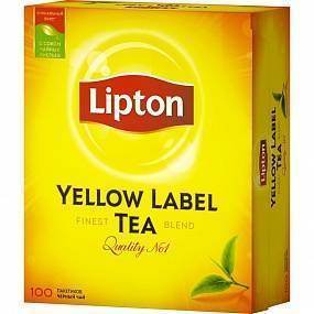 Чай Lipton 100 пак. в ассортименте