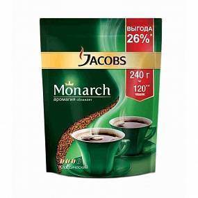 Кофе Jacobs Monarch 240 гр. м/у